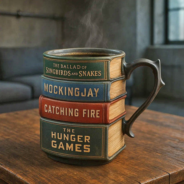 This Mug Looks Like a Book Stack — But Feels Like Pure Magic in Your Hands!