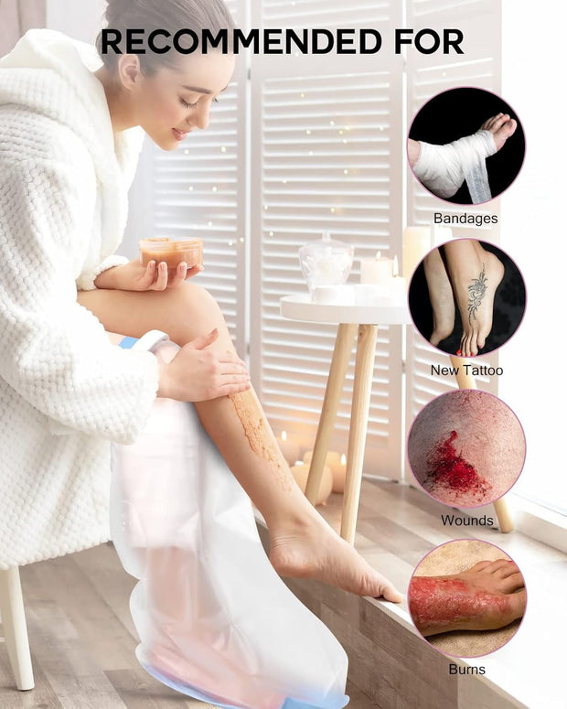 Shower Like You’re Not Injured! Ultimate Waterproof Cast Cover – No Leaks, No Slips, Just Freedom!